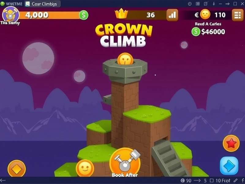 Cash Crown Climb Game Interface